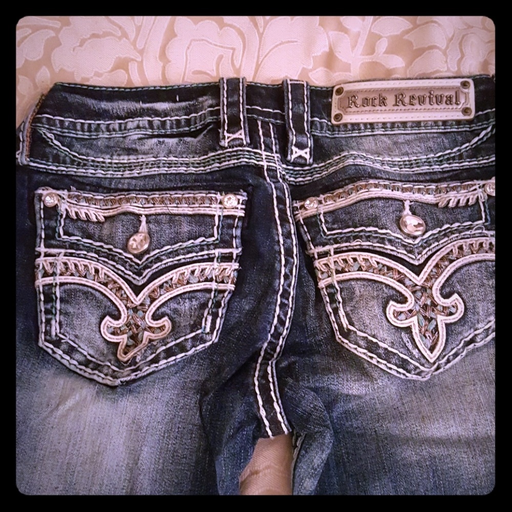 Rock Revival colored skinny